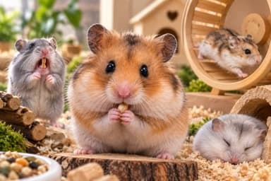 انواع همستر و آشنایی با رفتار و روش نگهداری